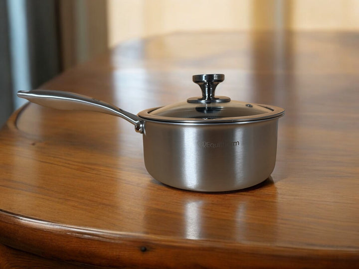 Hybrid Sauce Pan with Glass Lid